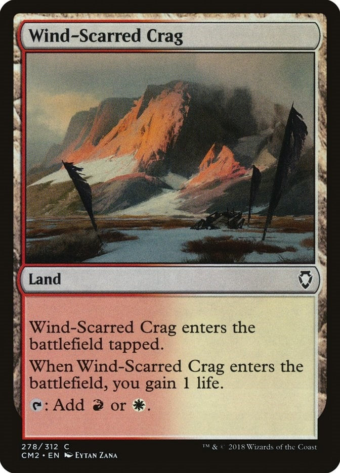 Image for Wind-Scarred Crag (278) (CM2) - Magic: The Gathering
