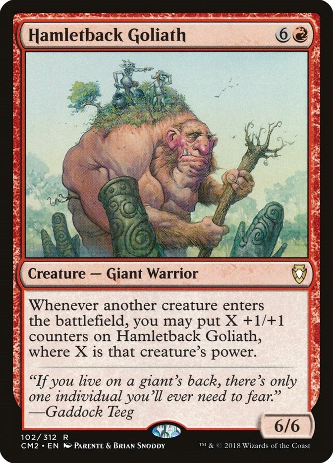 Image for Hamletback Goliath (102) (CM2) - Magic: The Gathering
