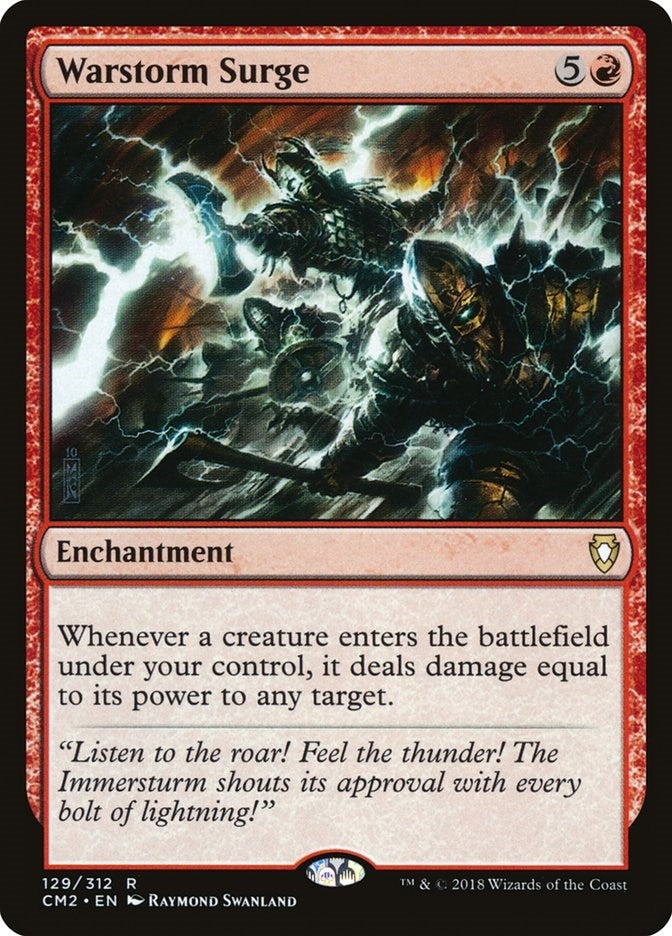 Image for Warstorm Surge (129) (CM2) - Magic: The Gathering