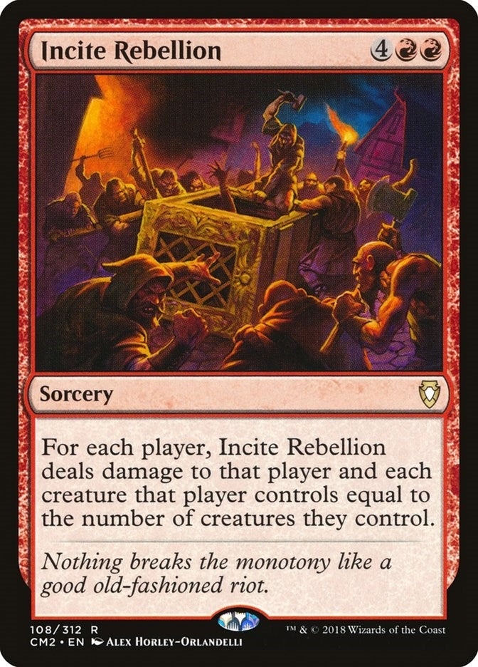 Image for Incite Rebellion (108) (CM2) - Magic: The Gathering
