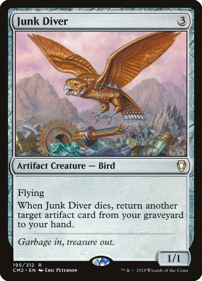 Image for Junk Diver (195) (CM2) - Magic: The Gathering