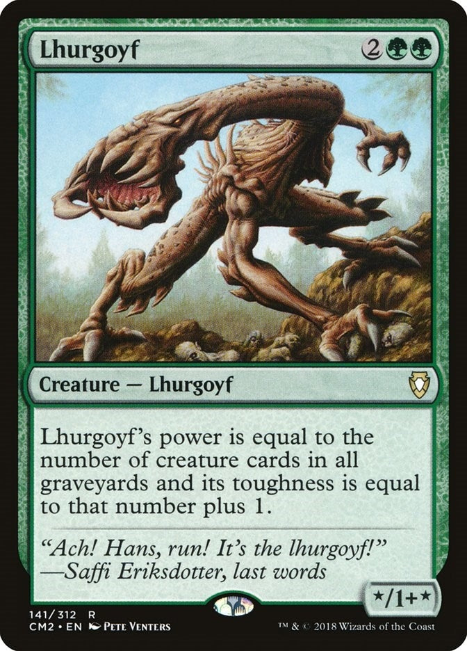 Image for Lhurgoyf (141) (CM2) - Magic: The Gathering