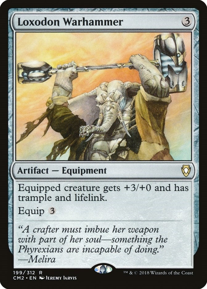 Image for Loxodon Warhammer (199) (CM2) - Magic: The Gathering