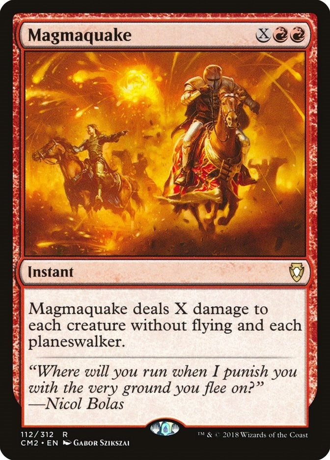 Image for Magmaquake (112) (CM2) - Magic: The Gathering