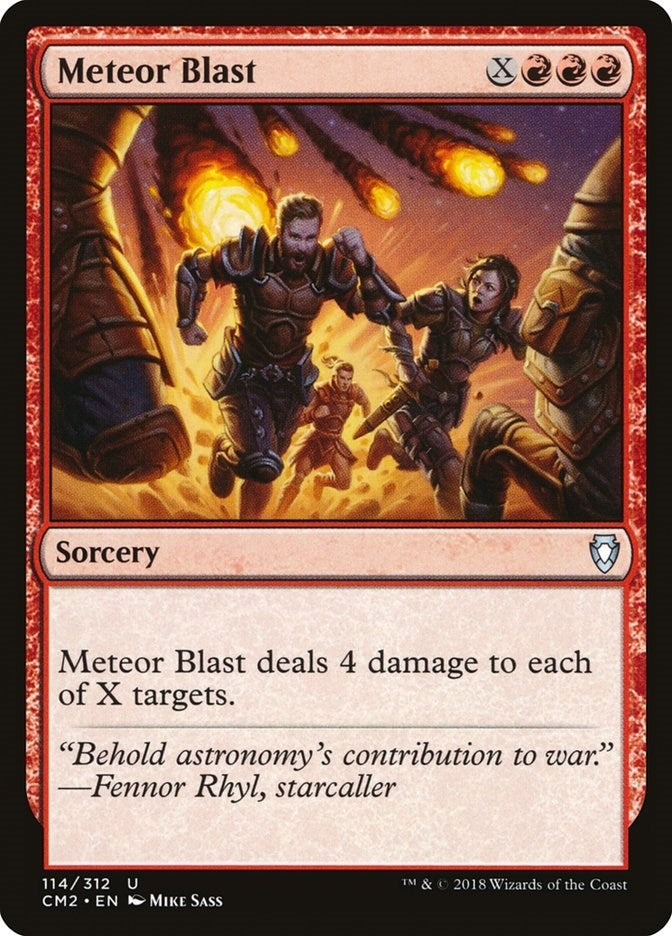 Image for Meteor Blast (114) (CM2) - Magic: The Gathering