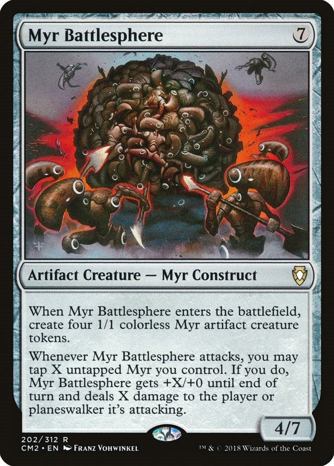 Image for Myr Battlesphere (202) (CM2) - Magic: The Gathering