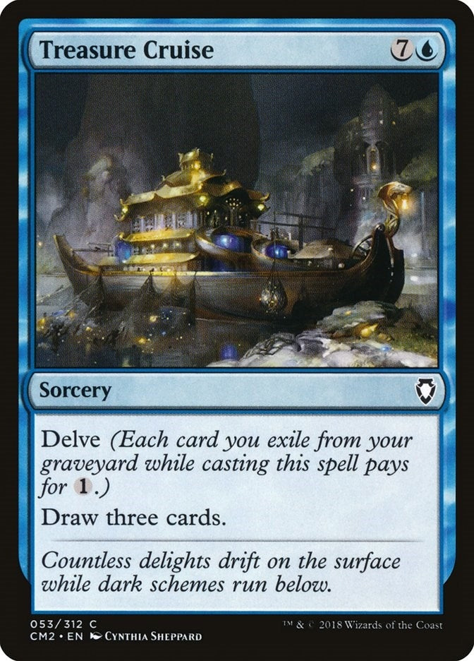 Image for Treasure Cruise (53) (CM2) - Magic: The Gathering