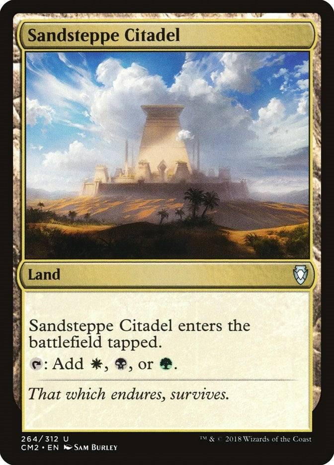Image for Sandsteppe Citadel (264) (CM2) - Magic: The Gathering