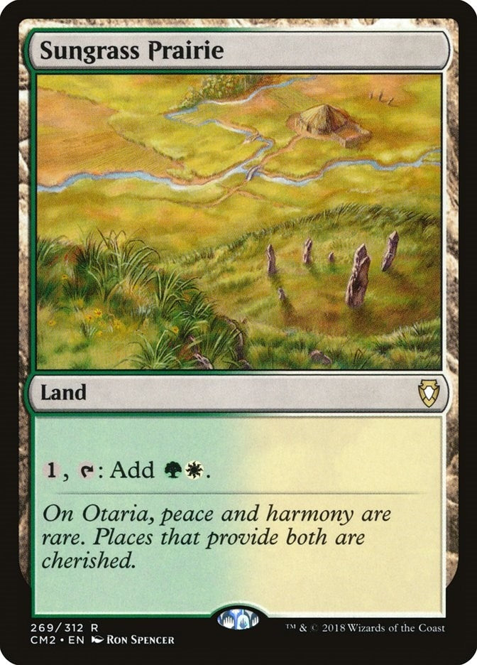 Image for Sungrass Prairie (269) (CM2) - Magic: The Gathering
