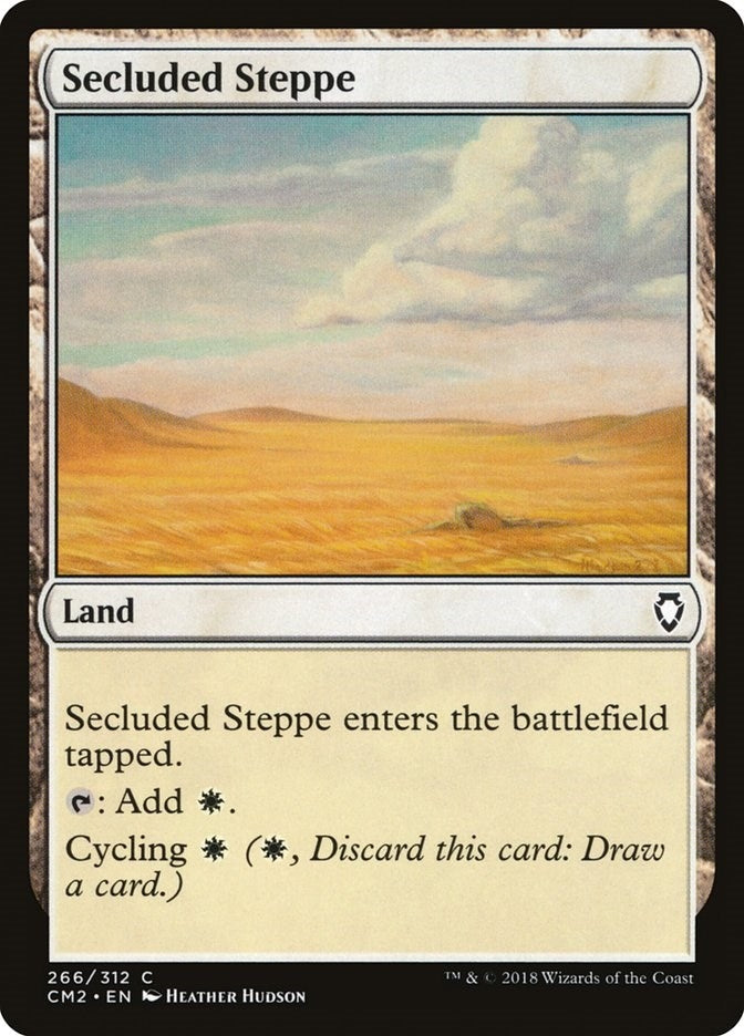 Image for Secluded Steppe (266) (CM2) - Magic: The Gathering