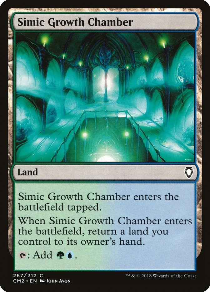 Image for Simic Growth Chamber (267) (CM2) - Magic: The Gathering