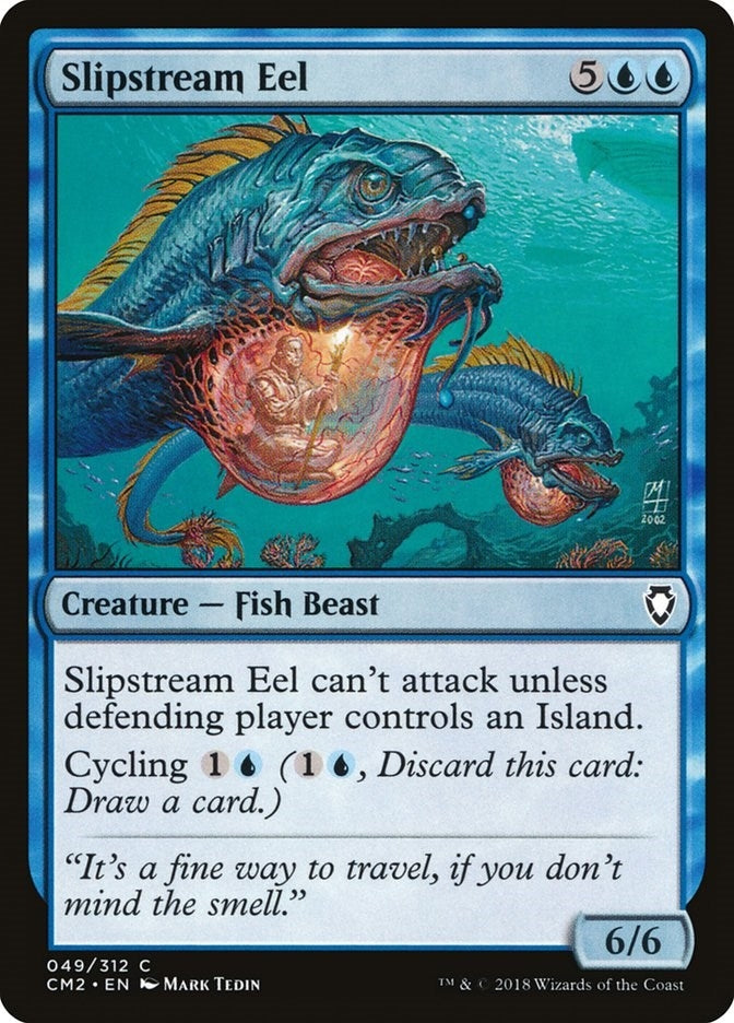 Image for Slipstream Eel (49) (CM2) - Magic: The Gathering