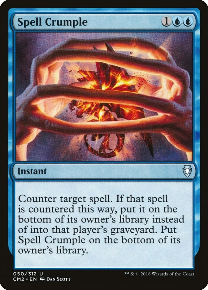 Image for Spell Crumple (50) (CM2) - Magic: The Gathering