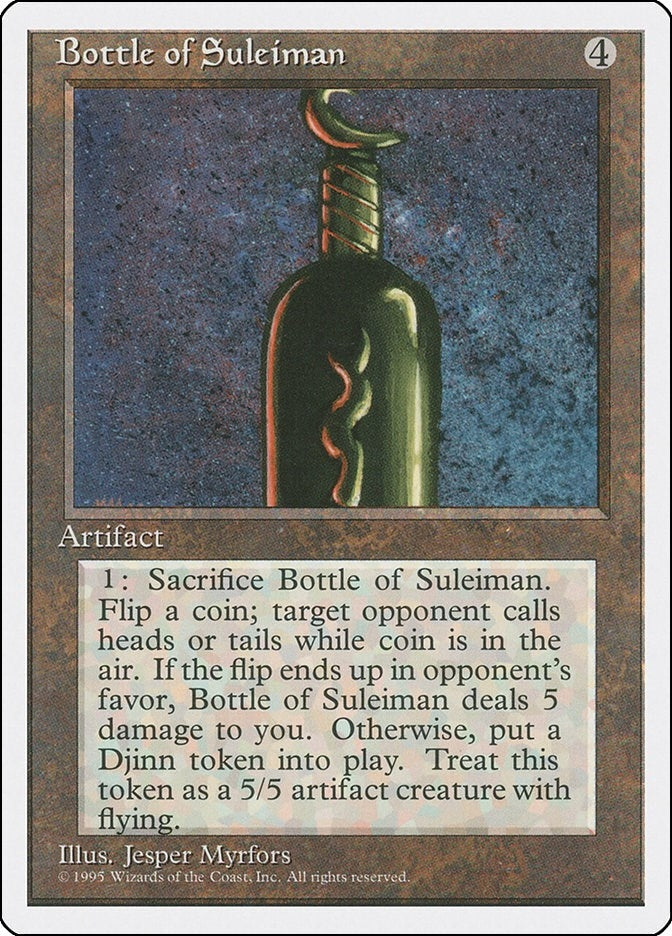 Bottle of Suleiman (4ED)