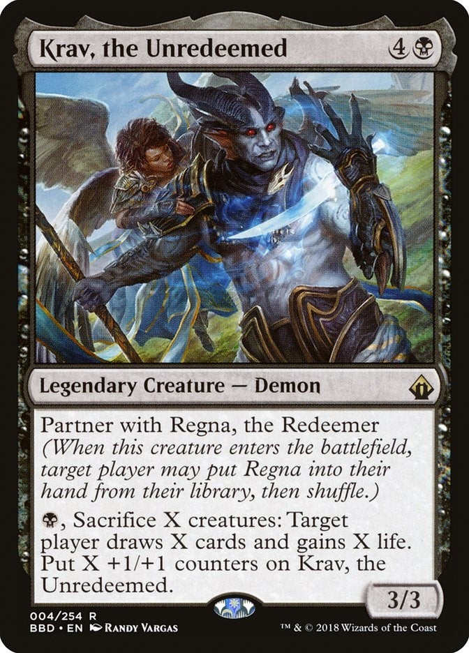 Image for Krav, the Unredeemed (4) (BBD) - Magic: The Gathering