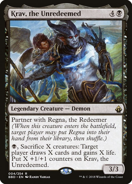 Image for Krav, the Unredeemed (4) (BBD) - Magic: The Gathering