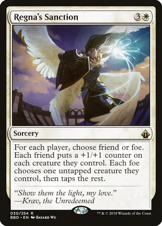 Regna's Sanction (30) (BBD)