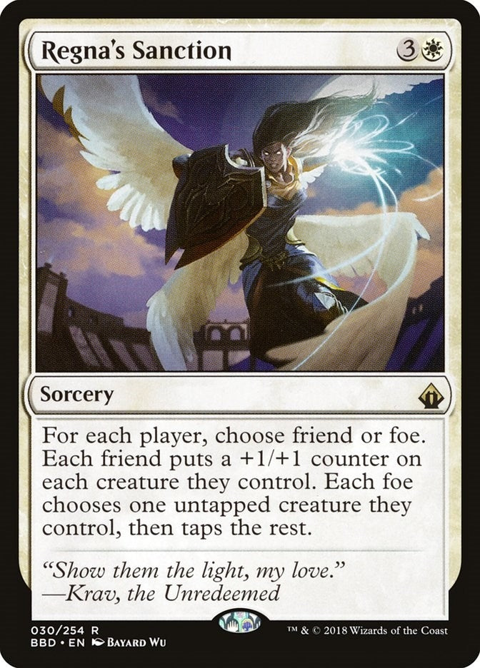 Regna's Sanction (30) (BBD)