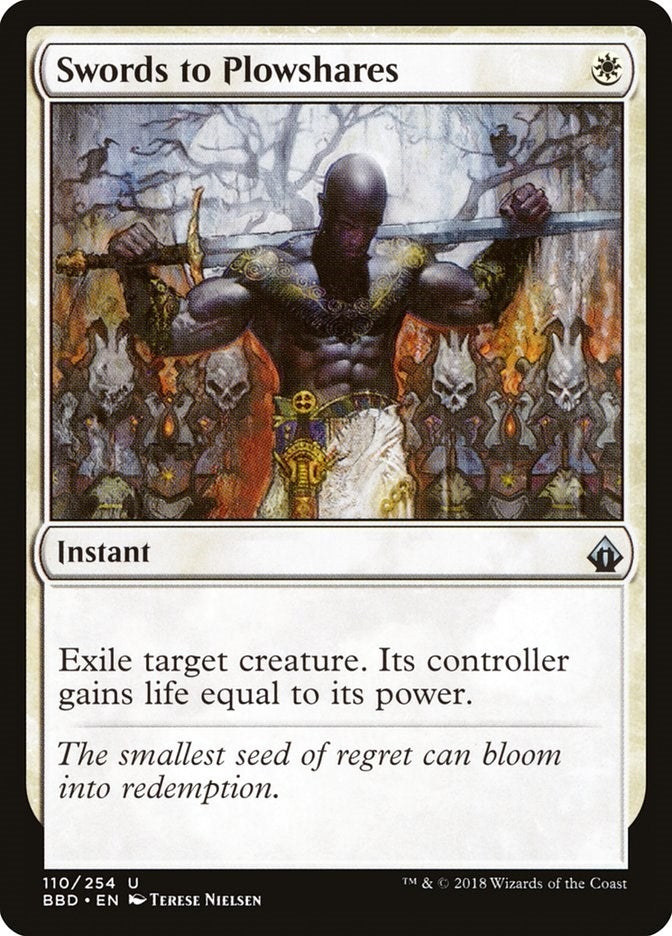 Image for Swords to Plowshares (110) (BBD) - Magic: The Gathering