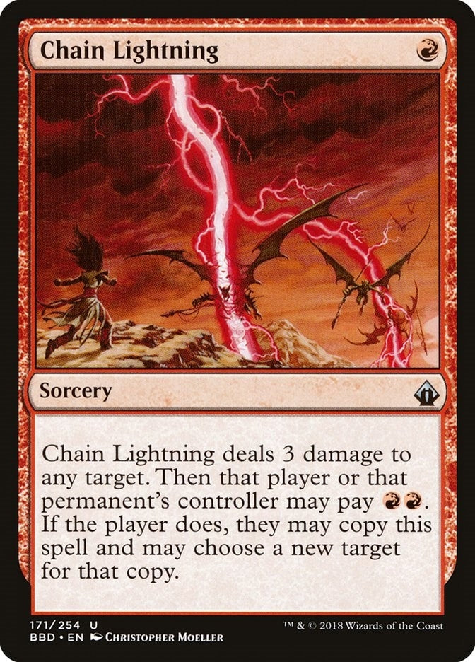 Image for Chain Lightning (171) (BBD) - Magic: The Gathering