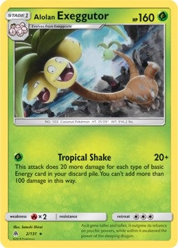 Alolan Exeggutor - 2/131 (SM Forbidden Light) (002/131) (PR)
