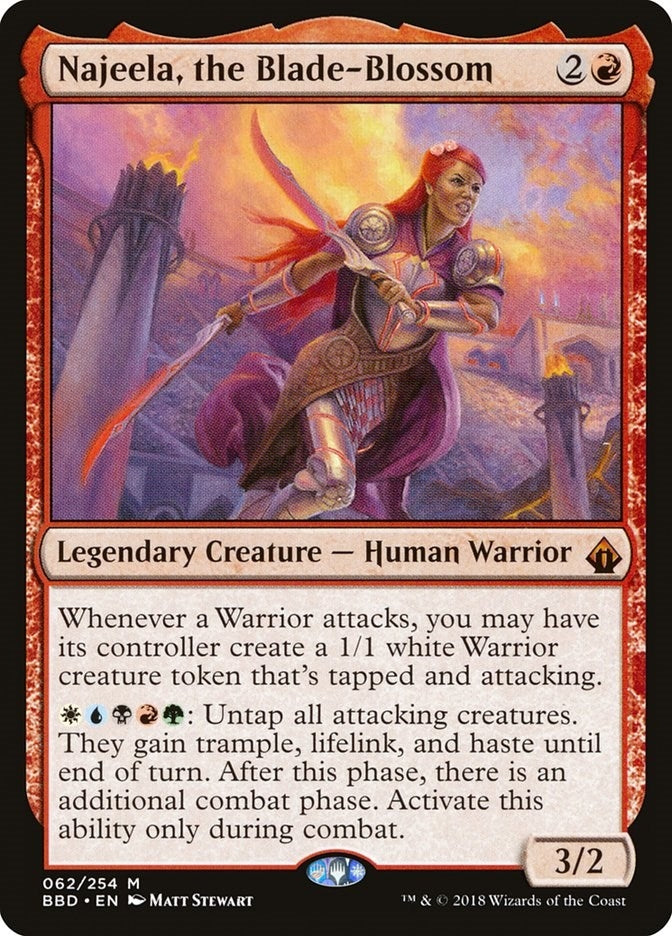 Image for Najeela, the Blade-Blossom (62) (BBD) - Magic: The Gathering