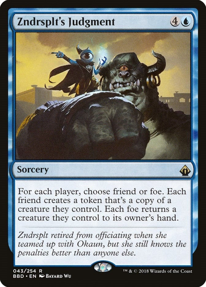 Image for Zndrsplt's Judgment (43) (BBD) - Magic: The Gathering