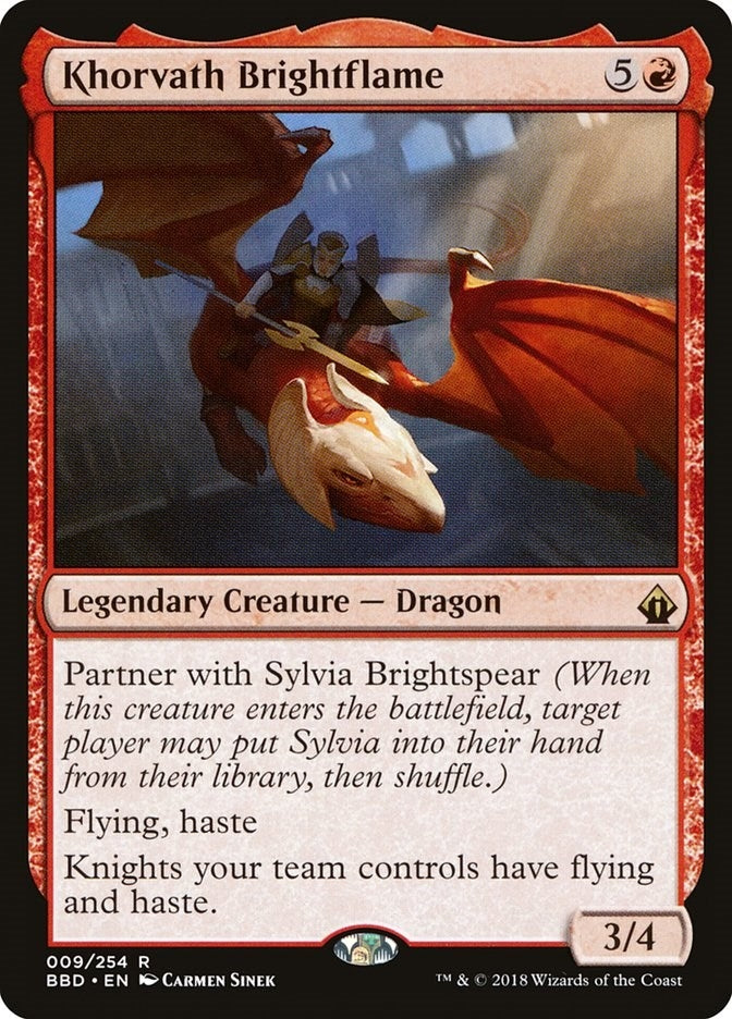 Image for Khorvath Brightflame (9) (BBD) - Magic: The Gathering