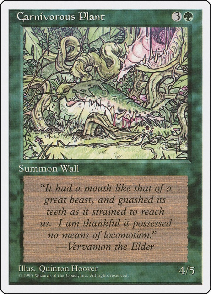 Carnivorous Plant (4ED)