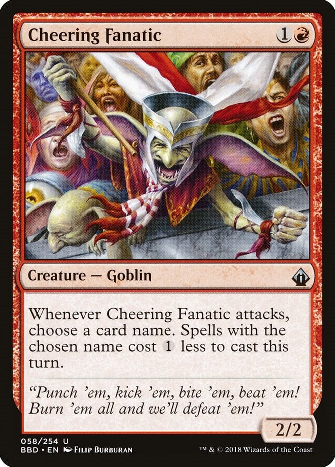 Image for Cheering Fanatic (58) (BBD) - Magic: The Gathering