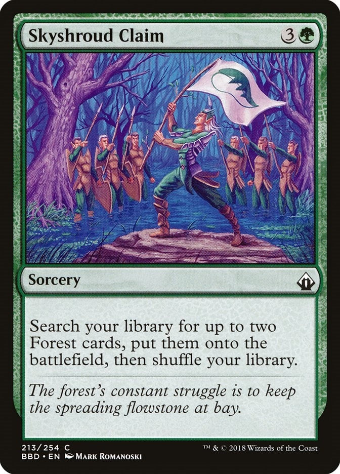Image for Skyshroud Claim (213) (BBD) - Magic: The Gathering