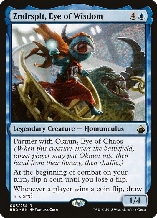 Image for Zndrsplt, Eye of Wisdom (5) (BBD) - Magic: The Gathering