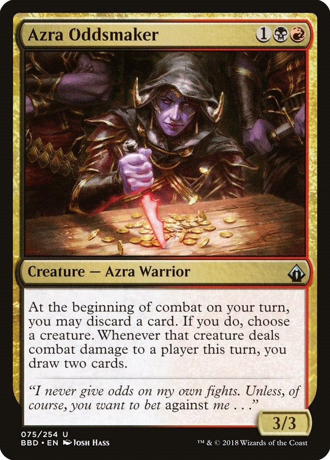 Image for Azra Oddsmaker (75) (BBD) - Magic: The Gathering