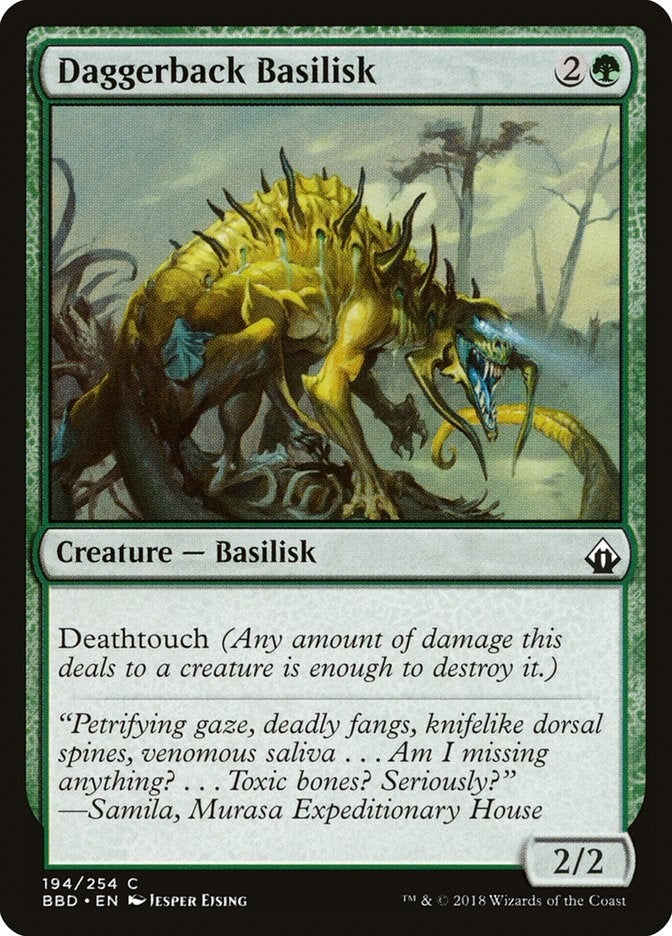 Daggerback Basilisk (194) (BBD)