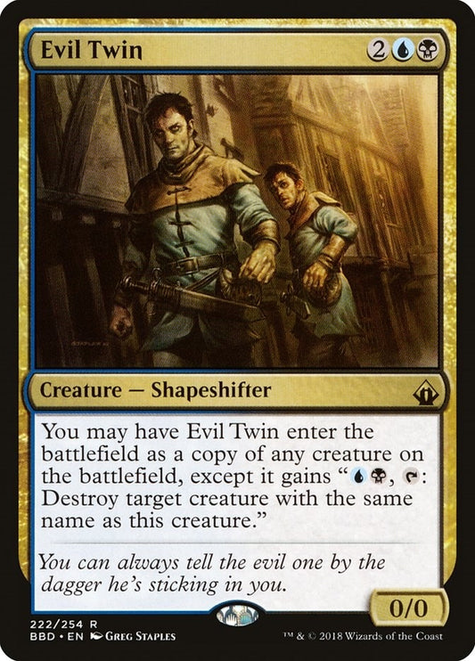 Image for Evil Twin (222) (BBD) - Magic: The Gathering