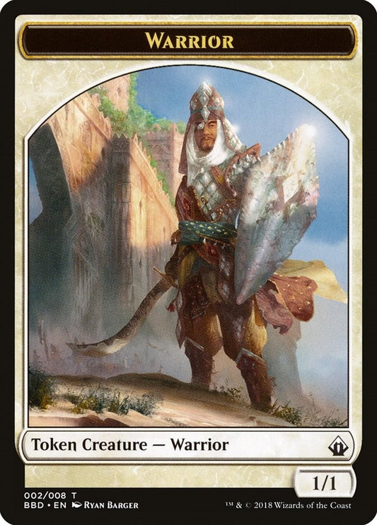 Image for Warrior Token (2) (BBD) - Magic: The Gathering