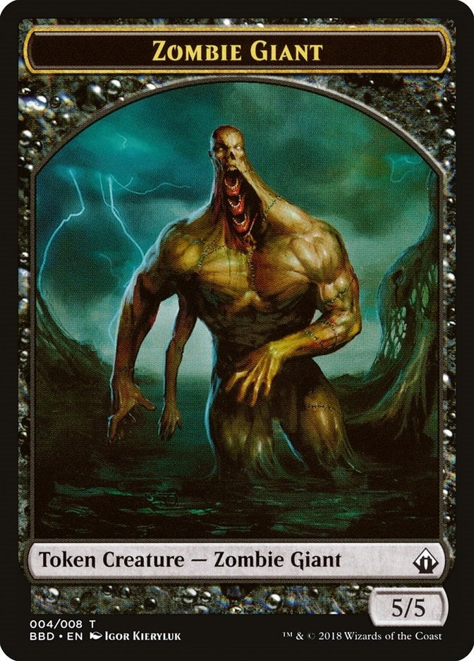 Image for Zombie Giant Token (4) (BBD) - Magic: The Gathering
