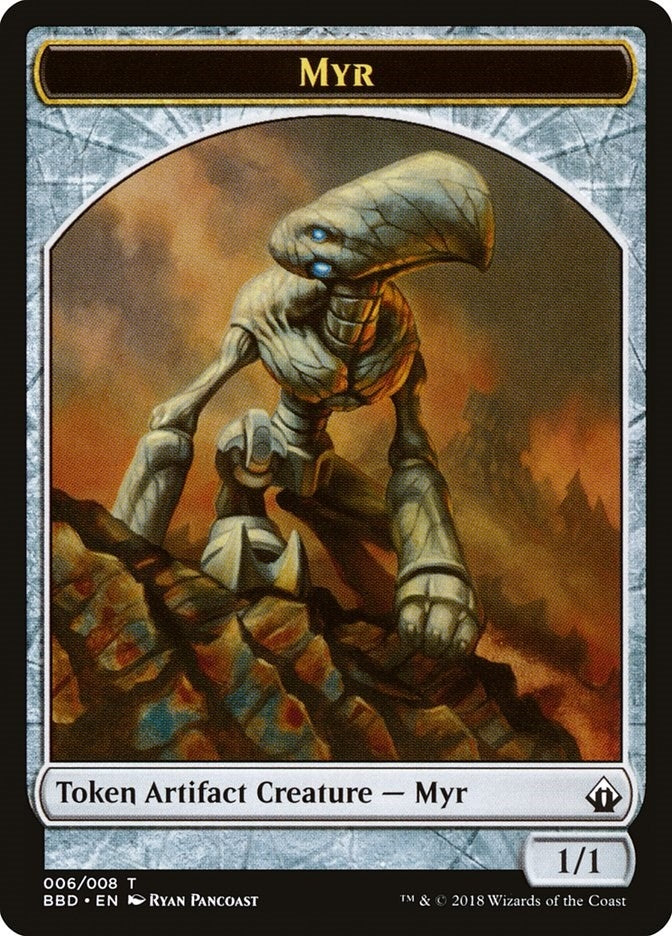 Image for Myr Token (6) (BBD) - Magic: The Gathering