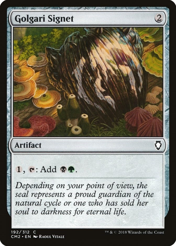 Image for Golgari Signet (192) (192) (CM2) - Magic: The Gathering