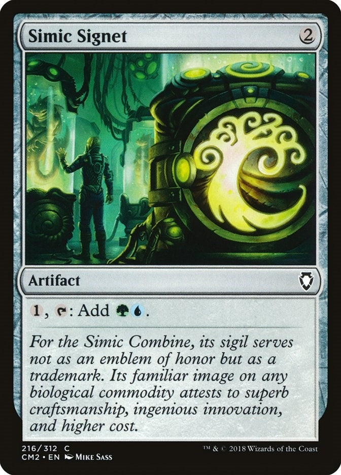 Image for Simic Signet (216) (216) (CM2) - Magic: The Gathering