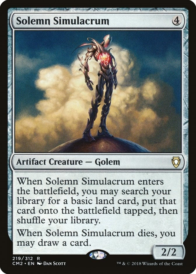 Image for Solemn Simulacrum (219) (219) (CM2) - Magic: The Gathering