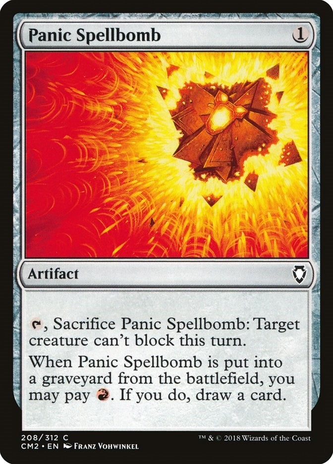 Image for Panic Spellbomb (208) (CM2) - Magic: The Gathering