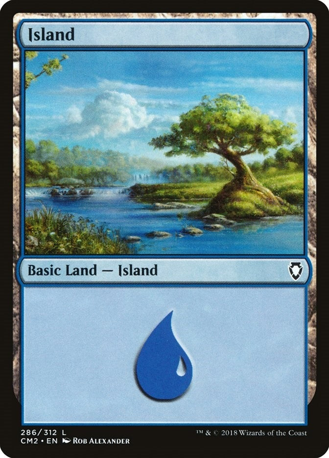 Image for Island (286) (286) (CM2) - Magic: The Gathering