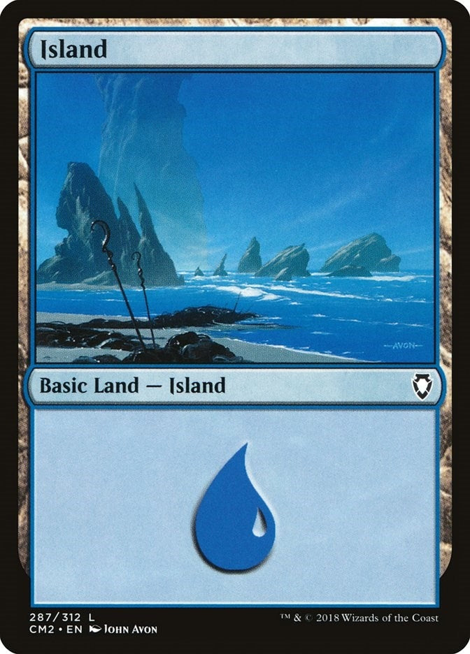 Image for Island (287) (287) (CM2) - Magic: The Gathering