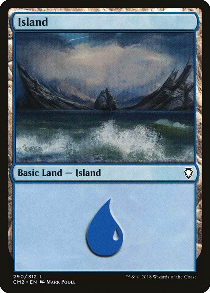 Image for Island (290) (290) (CM2) - Magic: The Gathering
