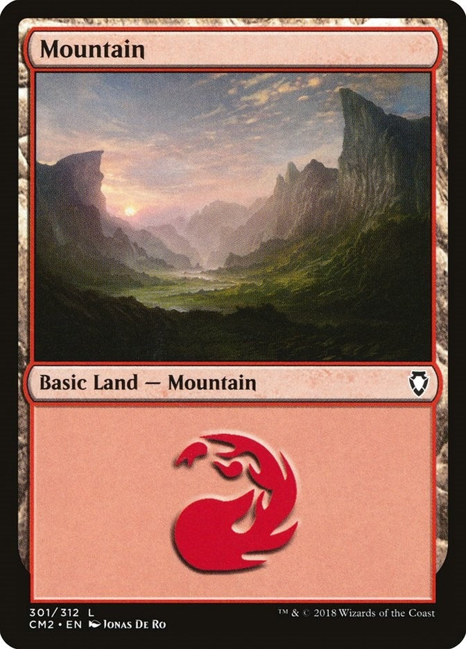 Image for Mountain (301) (301) (CM2) - Magic: The Gathering