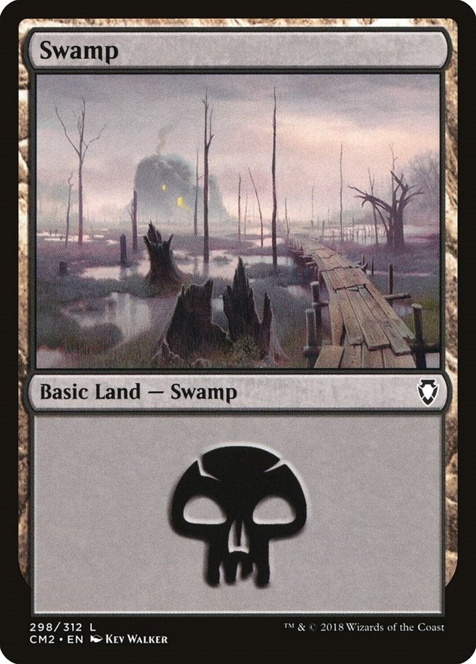 Image for Swamp (298) (298) (CM2) - Magic: The Gathering