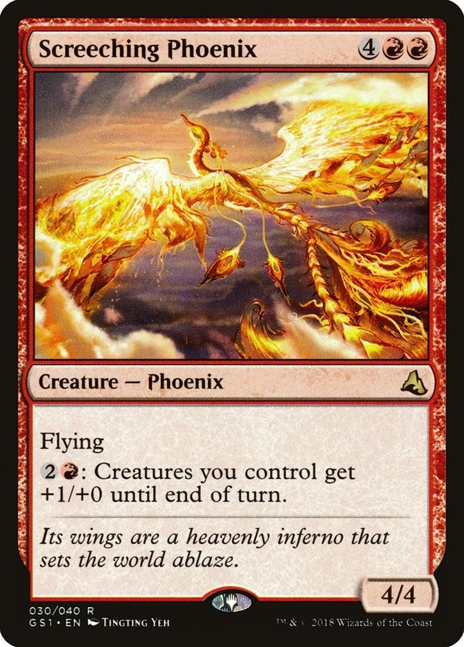 Image for Screeching Phoenix (30) (GS1) - Magic: The Gathering