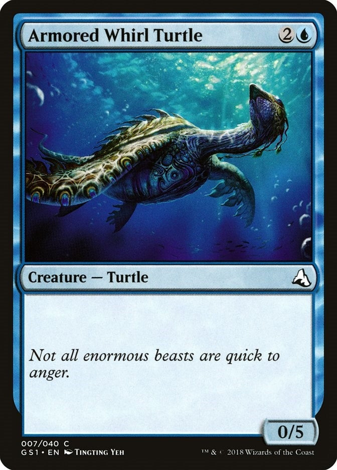 Image for Armored Whirl Turtle (7) (GS1) - Magic: The Gathering