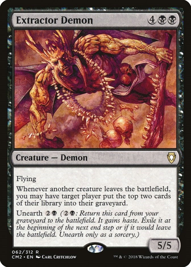 Image for Extractor Demon (62) (CM2) - Magic: The Gathering